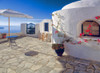 Greece, Santorini, Oia. House balcony with ocean view.  Poster Print by Jaynes Gallery - Item # VARPDDEU12BJY0009