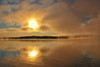 Canada, New Brunswick. Fog on Saint John River at sunrise. Poster Print by Jaynes Gallery - Item # VARPDDCN04BJY0070