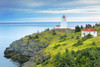 Canada, New Brunswick. Swallowtail Lighthouse on Bay of Fundy. Poster Print by Jaynes Gallery - Item # VARPDDCN04BJY0014