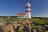 Canada, Quebec, Pointe des Monts. Pointe des Monts Lighthouse. Poster Print by Jaynes Gallery - Item # VARPDDCN10BJY0085