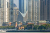 High-rise and light house by Huangpu River in Pudong, Shanghai, China Poster Print by Keren Su - Item # VARPDDAS07KSU2179