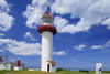 Canada, Quebec, Cap Madeleine. Lighthouse on Gulf of St. Lawrence. Poster Print by Jaynes Gallery - Item # VARPDDCN10BJY0129