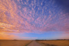 Canada, Saskatchewan, Lepine. Clouds over prairie road at sunrise. Poster Print by Jaynes Gallery - Item # VARPDDCN11BJY0089