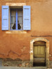 France, Provence, Roussillon. Weathered window and door of house.  Poster Print by Jaynes Gallery - Item # VARPDDEU09BJY0022