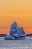 Canada, Newfoundland, Eastport. Iceberg in Bonavista Bay at sunset. Poster Print by Jaynes Gallery - Item # VARPDDCN05BJY0062