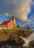 Historic Eagle Harbor Lighthouse n the Upper Peninsula of Michigan, USA Poster Print by Chuck Haney - Item # VARPDDUS23CHA0309