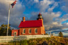 Historic Eagle Harbor Lighthouse n the Upper Peninsula of Michigan, USA Poster Print by Chuck Haney (24 x 18) # US23CHA0335