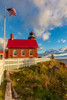 Historic Eagle Harbor Lighthouse n the Upper Peninsula of Michigan, USA Poster Print by Chuck Haney (18 x 24) # US23CHA0336