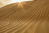 Sunset with Sunburst. Desert with sand. Abu Dhabi, United Arab Emirates. Poster Print by Tom Norring - Item # VARPDDAS44TNO0006