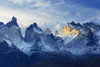 Chile, Patagonia, Torres del Paine National Park, Los Cuernos sunset. Poster Print by Jaynes Gallery - Item # VARPDDSA05BJY0134