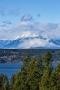 Bremerton, Washington State. Mount Constance looms over the Puget Sound Poster Print by Jolly Sienda - Item # VARPDDUS48JSI0225