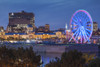 Canada, Quebec, Montreal. The Old Port, The Montreal Observation Wheel Poster Print by Walter Bibikow - Item # VARPDDCN10WBI1066