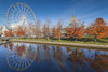 Canada, Quebec, Montreal. The Old Port, The Montreal Observation Wheel Poster Print by Walter Bibikow - Item # VARPDDCN10WBI1078