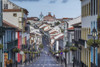 Portugal, Azores, Terceira Island, Angra do Heroismo. Rua da Se street Poster Print by Walter Bibikow - Item # VARPDDEU23WBI0371