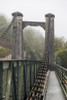 France, Cajarc. Early morning fog on the iron bridge over the Lot River. Poster Print by Hollice Looney - Item # VARPDDEU09HLL0028