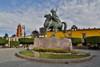 San Miguel De Allende, Mexico. Plaza Civica and Statue of General Allende Poster Print by Darrell Gulin - Item # VARPDDSA13DGU0030