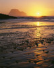 USA, Oregon. Sunset, tide-washed sand and Three Arch Rocks, near Oceanside. Poster Print by John Barger - Item # VARPDDUS38JBA0401