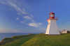 Canada, New Brunswick, Cap Lumiere. Richibucto Head Lighthouse and ocean. Poster Print by Jaynes Gallery - Item # VARPDDCN04BJY0032