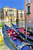 Colorful gondolas, Grand Canal buildings and boat reflection, Venice, Italy Poster Print by William Perry - Item # VARPDDEU16WPE0378