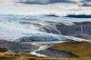 Greenland Kangerlussuaq Retreating Russell glacier at the edge of the ice cap Poster Print by Inger Hogstrom (24 x 18) # GR01IHO0359