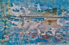 Old wooden fishing boat out of water, detail of paint Crescent City, California Poster Print by Darrell Gulin (24 x 18) # US05DGU0227