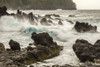USA, Hawaii, Laupahoehoe Beach Point State Park. Crashing waves on shore rocks. Poster Print by Jaynes Gallery - Item # VARPDDUS12BJY0168
