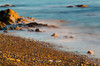 Seascape with long exposure at Browning Beach, Sechelt, British Columbia, Canada Poster Print by Kristin Piljay (24 x 18) # CN02KPI0028