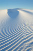 Ripple patterns in gypsum sand dunes, White Sands National Monument, New Mexico Poster Print by Alan Majchrowicz (18 x 24) # US32AMA0004