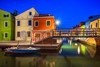 Europe, Italy, Burano Sunset on canal Credit as: Jim Nilsen / Jaynes Gallery Poster Print by Jaynes Gallery (24 x 18) # EU16BJY0488