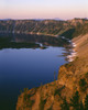 Oregon. Crater Lake NP, sunrise light on Wizard Island, view south from Merriam Point Poster Print by John Barger - Item # VARPDDUS38JBA0329