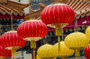 Chinese lanterns at Sik Sik Yuen Wong Tai Sin Temple, Kowloon, Hong Kong, China. Poster Print by Michael DeFreitas - Item # VARPDDAS07MDE0442