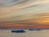 Ilulissat Icefjord also called kangia or Ilulissat Kangerlua, sunset over Disko Bay.  Poster Print by Martin Zwick - Item # VARPDDGR01MZW1143