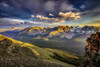 USA, Colorado, Rocky Mountain National Park. Mountain and valley landscape at sunset. Poster Print by Jaynes Gallery - Item # VARPDDUS06BJY1409