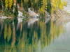 USA, Washington State Okanogan-Wenatchee National Forest, Reflections at Blue Lake Poster Print by Jamie & Judy Wild (24 x 18) # US48JWI5183