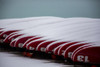 Fresh late summer snow on docked canoes Lake Louise, Banff National Park, Alberta, Canada Poster Print by Sylvia Gulin - Item # VARPDDCN01SGU0002