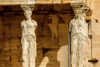 Porch Caryatids and ruins. Temple of Erechtheion, Athens, Greece. Columns of Greek maidens Poster Print by William Perry - Item # VARPDDEU12WPE0043
