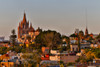 San Miguel De Allende, Mexico. Ornate Parroquia de San Miguel Archangel with city overview Poster Print by Darrell Gulin - Item # VARPDDSA13DGU0019