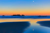 USA, Oregon, Bandon Beach moonset at sunrise Credit as: Jean Carter / Jaynes Gallery Poster Print by Jaynes Gallery (24 x 18) # US38BJY1401