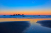 USA, Oregon, Bandon Beach moonset at sunrise Credit as: Jean Carter / Jaynes Gallery Poster Print by Jaynes Gallery (24 x 18) # US38BJY1403