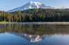 USA, Washington State Mount Rainier National Park, Mount Rainier from Reflections Lake Poster Print by Jamie & Judy Wild (24 x 18) # US48JWI5247