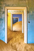 Africa, Namibia, Kolmanskop. Doorways and drifting sand in an abandoned diamond mining town. Poster Print by Jaynes Gallery - Item # VARPDDAF31BJY0267