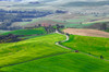 Europe, Italy, Tuscany, Val d'Orcia Farm landscape Credit as: Jim Nilsen / Jaynes Gallery Poster Print by Jaynes Gallery (24 x 18) # EU16BJY0510