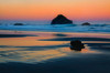 USA, Oregon, Bandon Sunset on Face Rock sea stack Credit as: Jean Carter / Jaynes Gallery Poster Print by Jaynes Gallery (24 x 18) # US38BJY1428