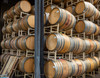 USA, Oregon, Elk Cove Winery Oak storage barrels Credit as: Wendy Kaveney / Jaynes Gallery Poster Print by Jaynes Gallery (24 x 18) # US38BJY1324