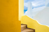 Europe, Greece, Santorini Stairs and building shapes Credit as: Jim Nilsen / Jaynes Gallery Poster Print by Jaynes Gallery (24 x 18) # EU12BJY0062