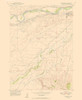 Parkerton Wyoming Quad - USGS 1950 Poster Print by USGS USGS # WYPA0002