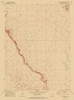 South East Red Desert Wyoming Quad - USGS 1970 Poster Print by USGS USGS # WYRD0002