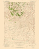 Salt Canyon Wyoming Quad - USGS 1968 Poster Print by USGS USGS # WYSC0001