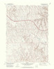 Ploessers Draw Wyoming Quad - USGS 1972 Poster Print by USGS USGS # WYPD0004