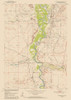 Bonneville Wyoming Quad - USGS 1950 Poster Print by USGS USGS # WYBO0002